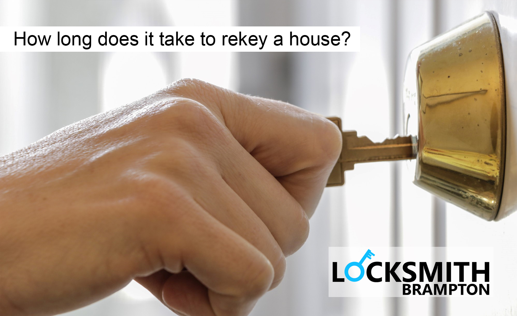 How long does it take to rekey a house?